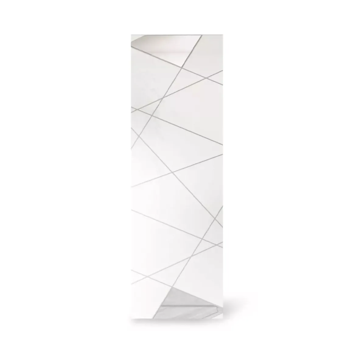 Mobile da Ingresso Bianco Lucido Bianco Appendiabiti 6 Paia 78x31x186.5h cm, 2 Ripiani - Medolla