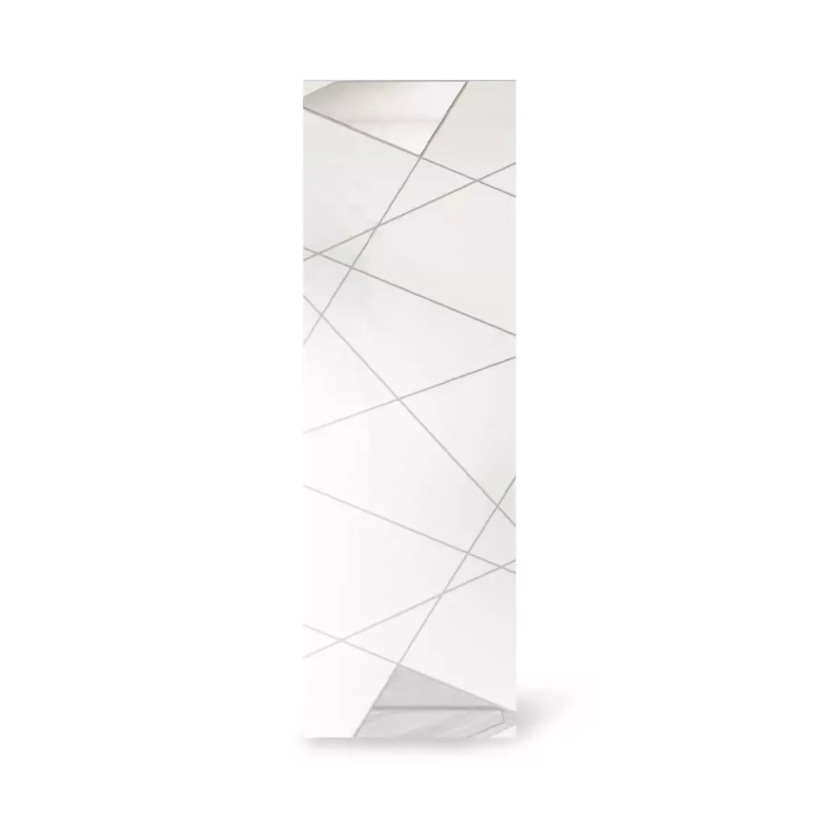Mobile da Ingresso Bianco Lucido Bianco Appendiabiti 6 Paia 78x31x186.5h cm, 2 Ripiani - Medolla