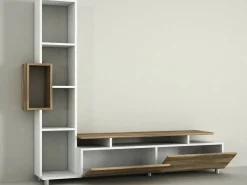 Mobile soggiorno classico 320cm antracite e acero - Acuto