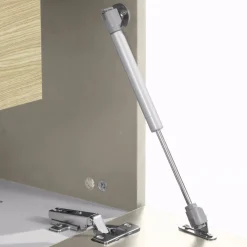 Parete Attrezzata Beige Modulabile 2 Ripiani, Apertura Battente - Gava