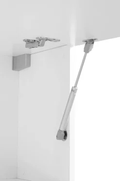 Parete Attrezzata Bianco 12 Ripiani Modulabile 280x30x180h cm, 12 Vani - Grado