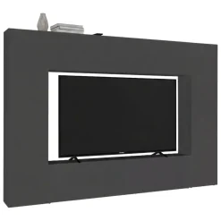 Parete soggiorno multifunzione 260cm antracite - Amel