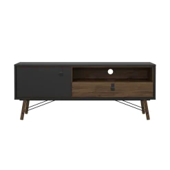 Porta TV nero,noce 150x40x59h cm in legno - Antoine