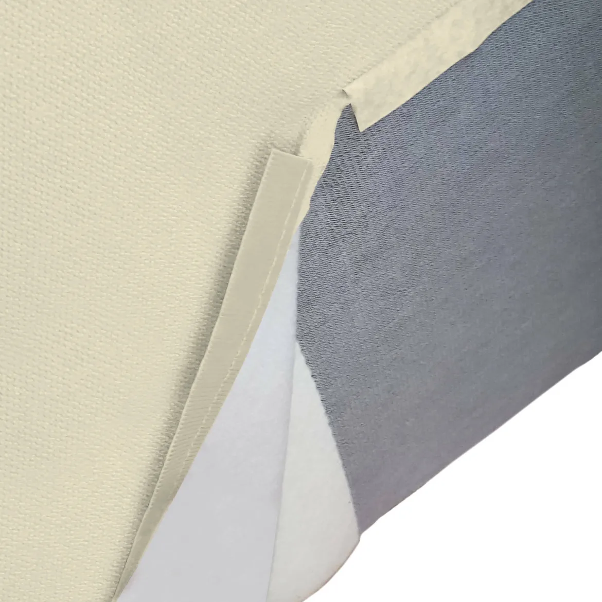 Pouf rettangolare beige 80x70x43h cm - Avolasca