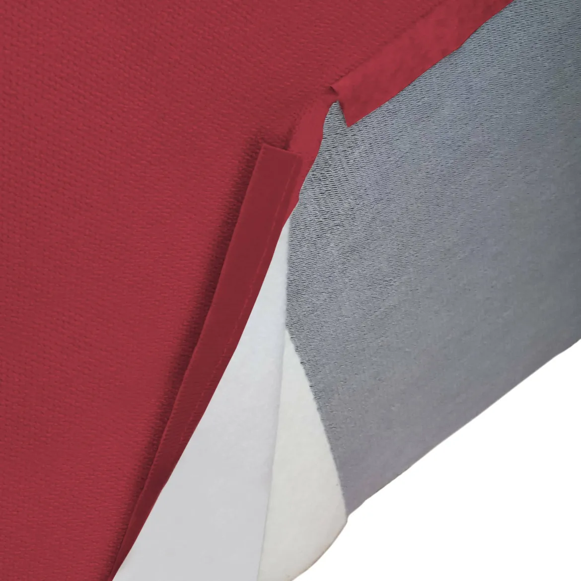 Pouf rettangolare rosso 80x70x43h cm - Avolasca