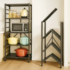 Scaffali Bianco 5 Ripiani Peso Supportato 40 kg, - Minori
