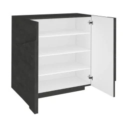 Scarpiera 2 ante ardesia 84x100h cm - Adriatica