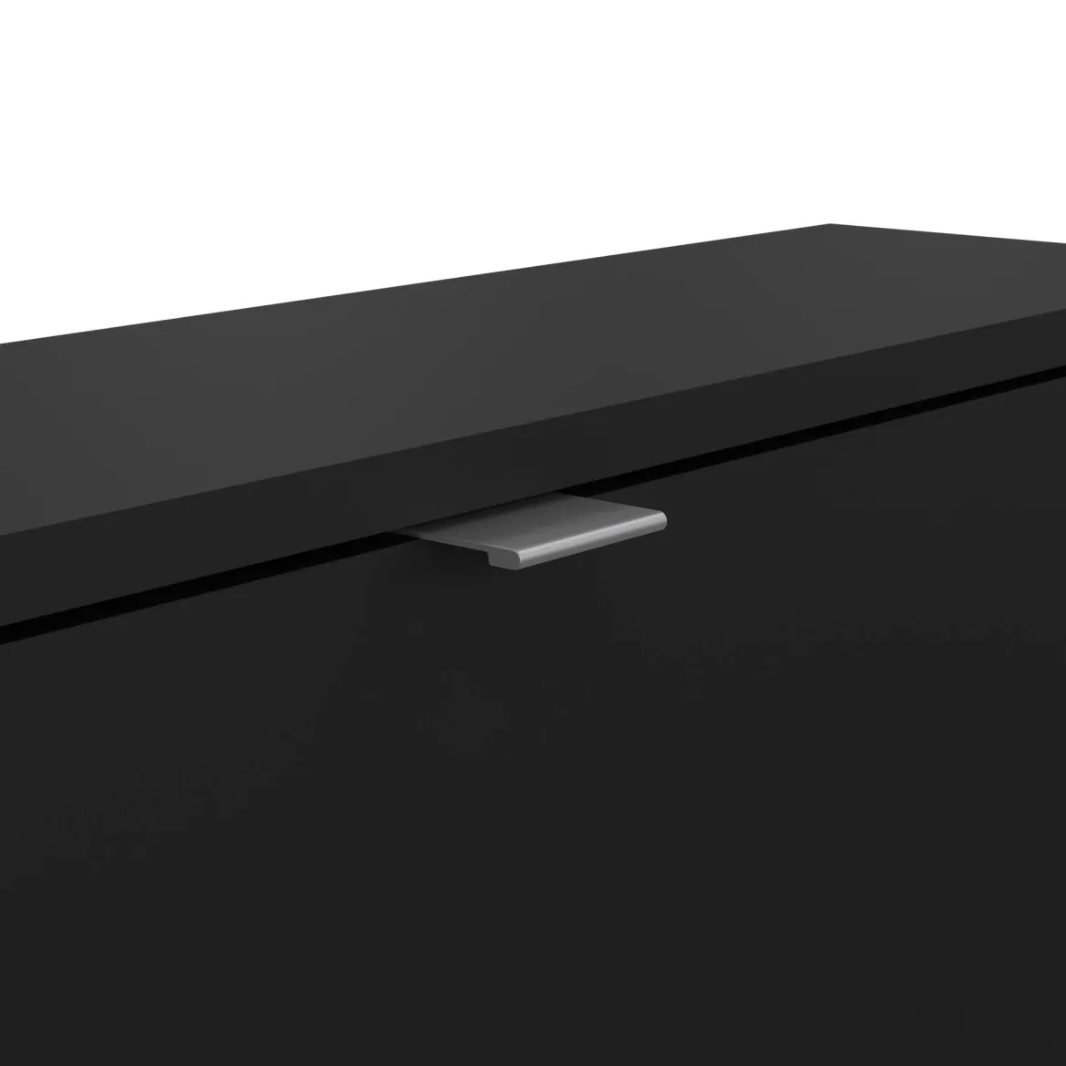 Scarpiera 3 ante nera 70x123h cm in legno - Aran