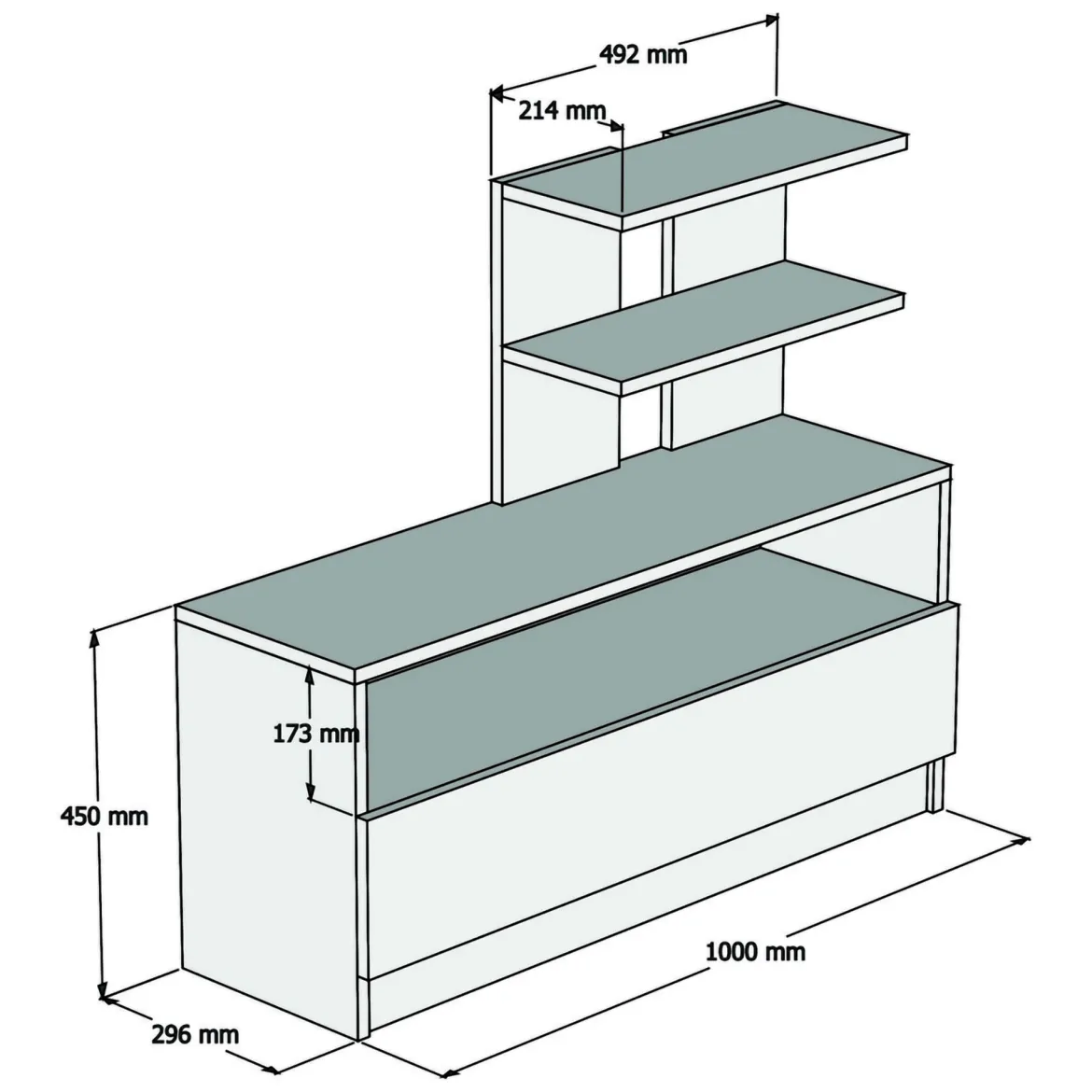 Scarpiera Marrone Noce 4 Ripiani 12 Paia 100x30x85h cm, Un'anta - Sinni