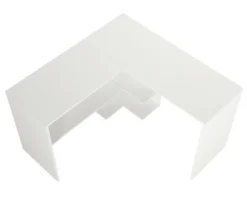 Scrivania angolare bianca 120x78cm - Aksel