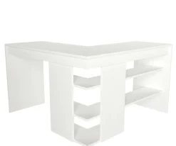 Scrivania angolare bianca 120x78cm - Aksel