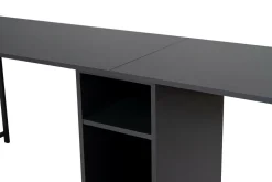 Scrivania lineare antracite 240x60cm - Violet