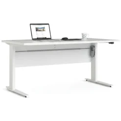 Scrivania lineare bianca 150x80cm minimal - Gonu