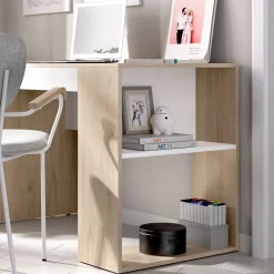 Scrivania lineare rovere e bianca 120x60cm - Pierrot