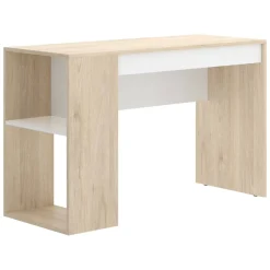 Scrivania lineare rovere e bianca 120x60cm - Pierrot