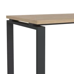 Scrivania lineare rovere e grigia 150x60cm - Arignano