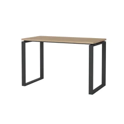 Scrivania lineare rovere e grigia 150x60cm - Arignano