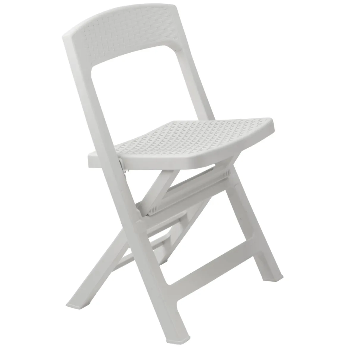 Sedia da Esterno Bianco una Sedia Schienale Reclinabile, Multiposizione Made in Italy - Alburni