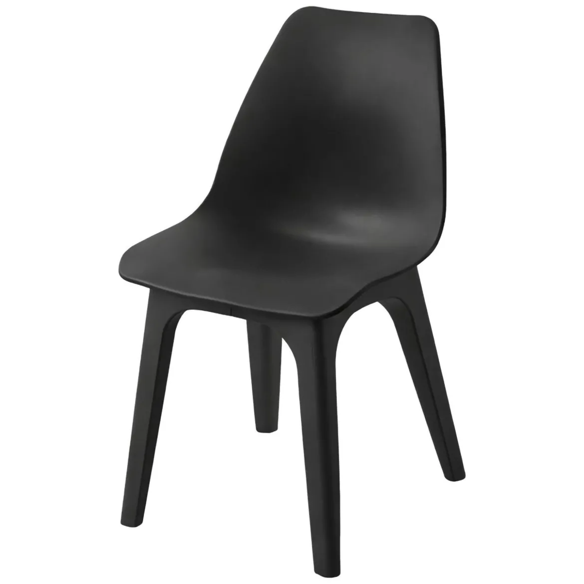 Sedia da Esterno Nero Antracite una Sedia Pieghevole, Peso Supportato 120 kg Made in Italy - Arizona