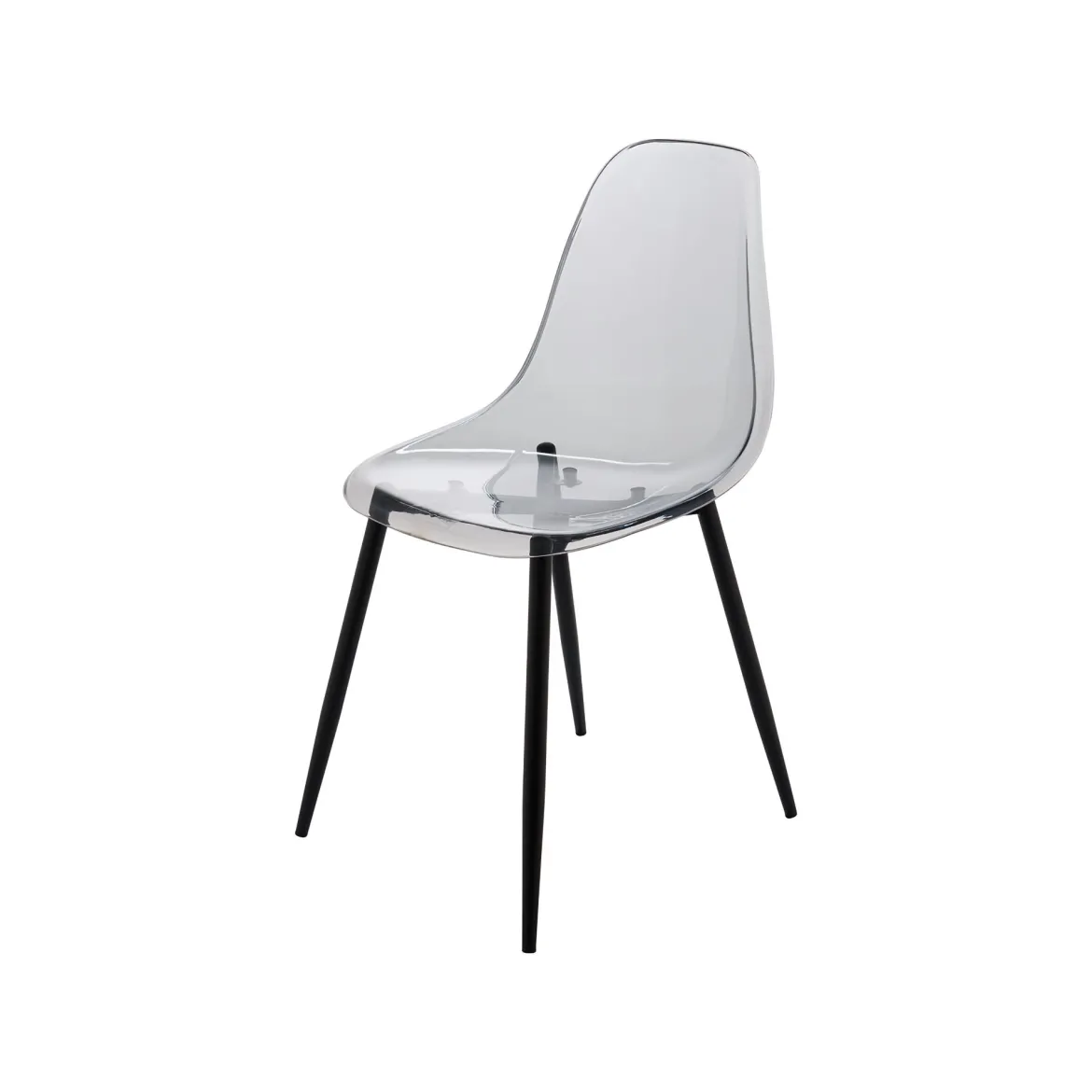 Sedia minimal in plastica fume - Amstrong