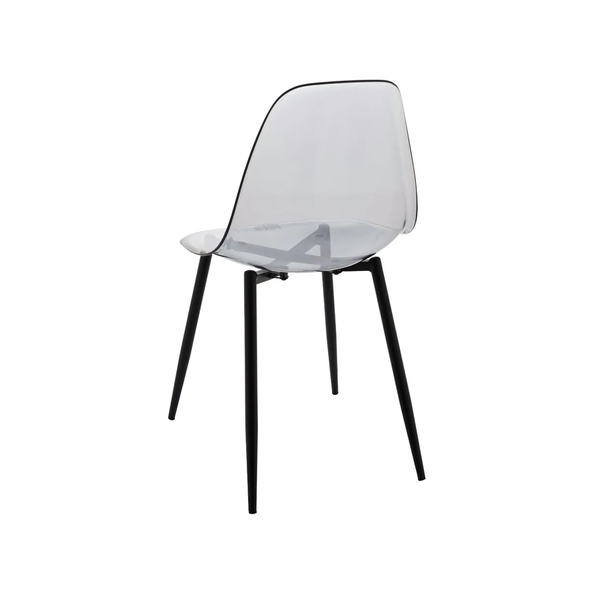 Sedia minimal in plastica fume - Amstrong