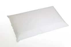 Set di 2 guanciali Prezzemolo, Made in Italy, 70x40 h14 cm, Bianco