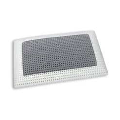 Set di 4 guanciali Prezzemolo, Made in Italy, 70x40 h14 cm, Bianco