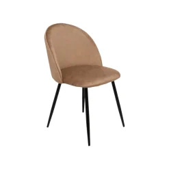 Set di 2 sedie design imbottite in velluto beige - Achito
