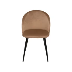 Set di 2 sedie design imbottite in velluto beige - Achito