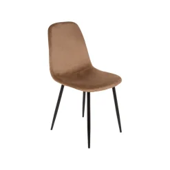 Set di 6 sedie pranzo imbottite in velluto beige - Arter