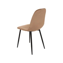 Set di 6 sedie pranzo imbottite in velluto beige - Arter
