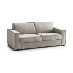 Sofa ad angolo tortora 200x95x90h cm - Abernathy