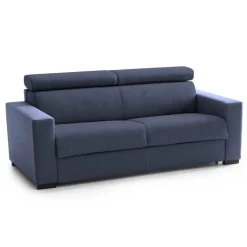 Sofa 3 posti blu 200x95x85h cm - Vigolana