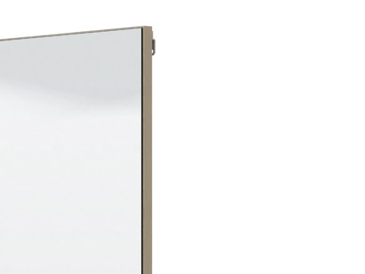 Specchio Beige kit Fissaggio a Muro Incluso Forma Rettangolare 51x83h cm - Cogne