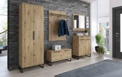 Specchio Marrone Rovere Nodi Forma Rettangolare Tipologia da Appendere 78x76h cm, Materiale Struttura in Vetro - Cherasco