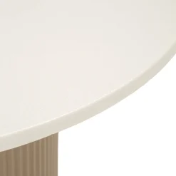 Tavolino da Salotto Bianco Marmo Modulabile Forma Triangolare 90x60x35h cm, Sfumatura Colore Ripiano Marmo - Saraceno