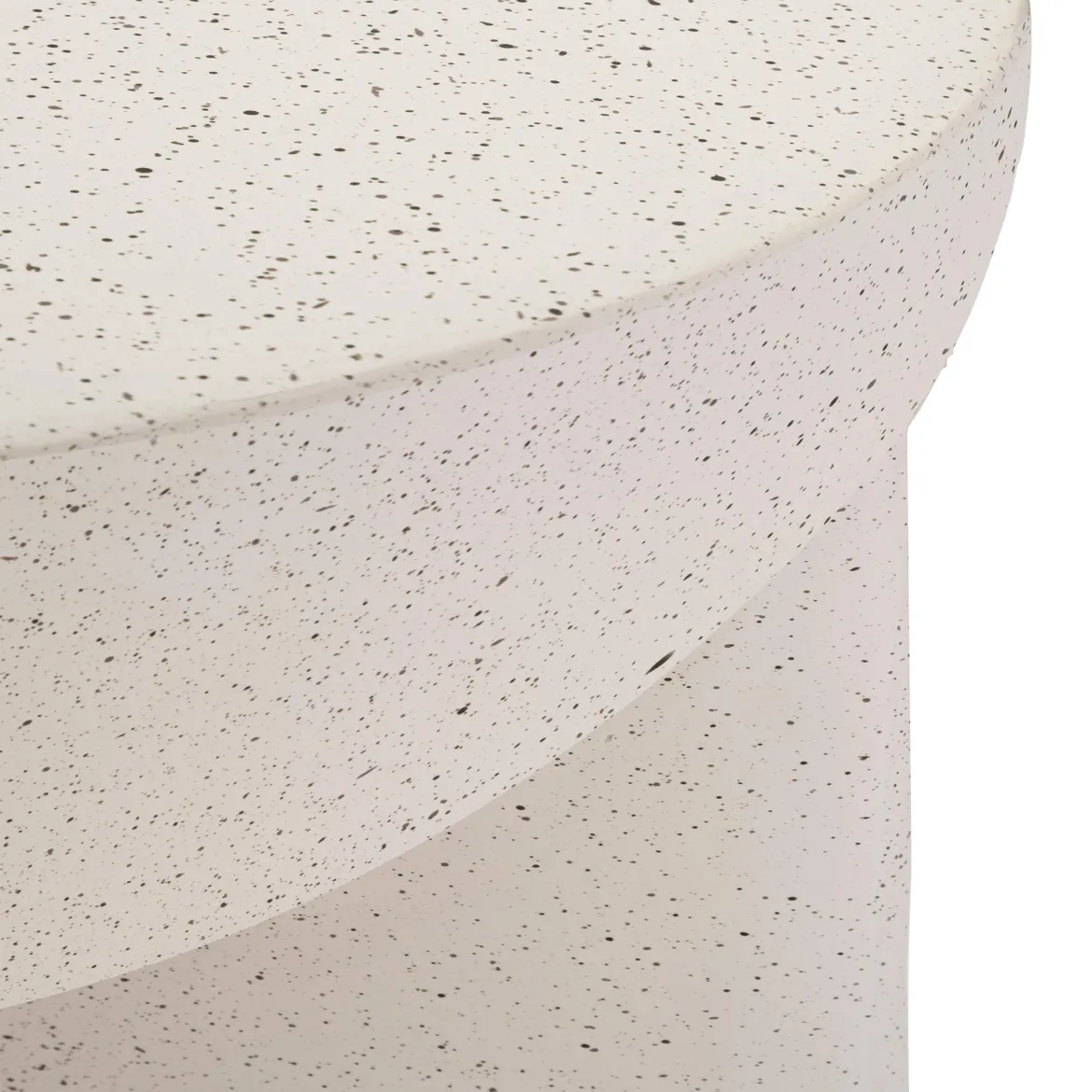 Tavolino da Salotto Bianco Marmo Nero un Vano Forma Rettangolare 80x50x40h cm, Colore Ripiano Bianco - Limosano