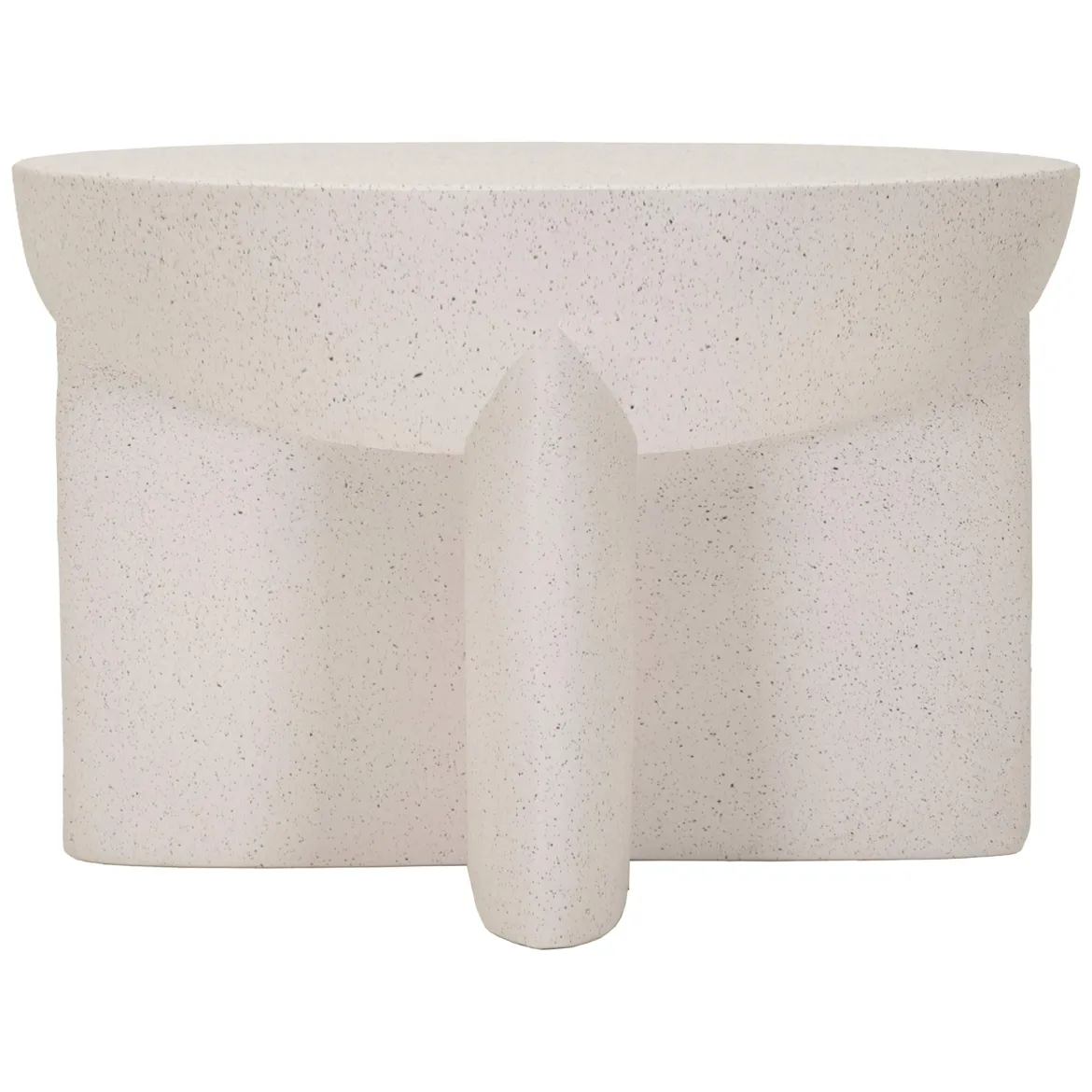 Tavolino da Salotto Bianco Marmo Nero un Vano Forma Rettangolare 80x50x40h cm, Colore Ripiano Bianco - Limosano