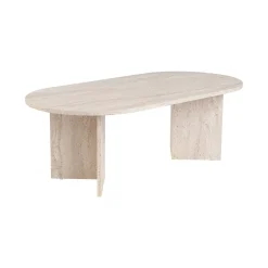 Tavolino da salotto Elain, 119x60 h40 cm, Bianco