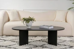 Tavolino da salotto Elain, 119x60 h40 cm, Noce