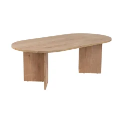 Tavolino da salotto Elain, 119x60 h40 cm, Quercia e Nero