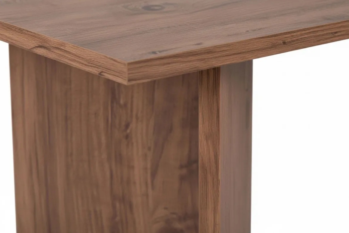 Tavolino da Salotto Marrone Quercia Forma Rettangolare Materiale Piano in Legno Nobilitato 119x60x40h cm, Colore Ripiano Marrone - Turate