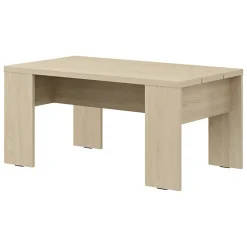 Tavolino da Salotto Marrone Rovere Forma Rettangolare Materiale Piano in Legno Nobilitato 119x60x40h cm, Colore Ripiano Marrone - Turate