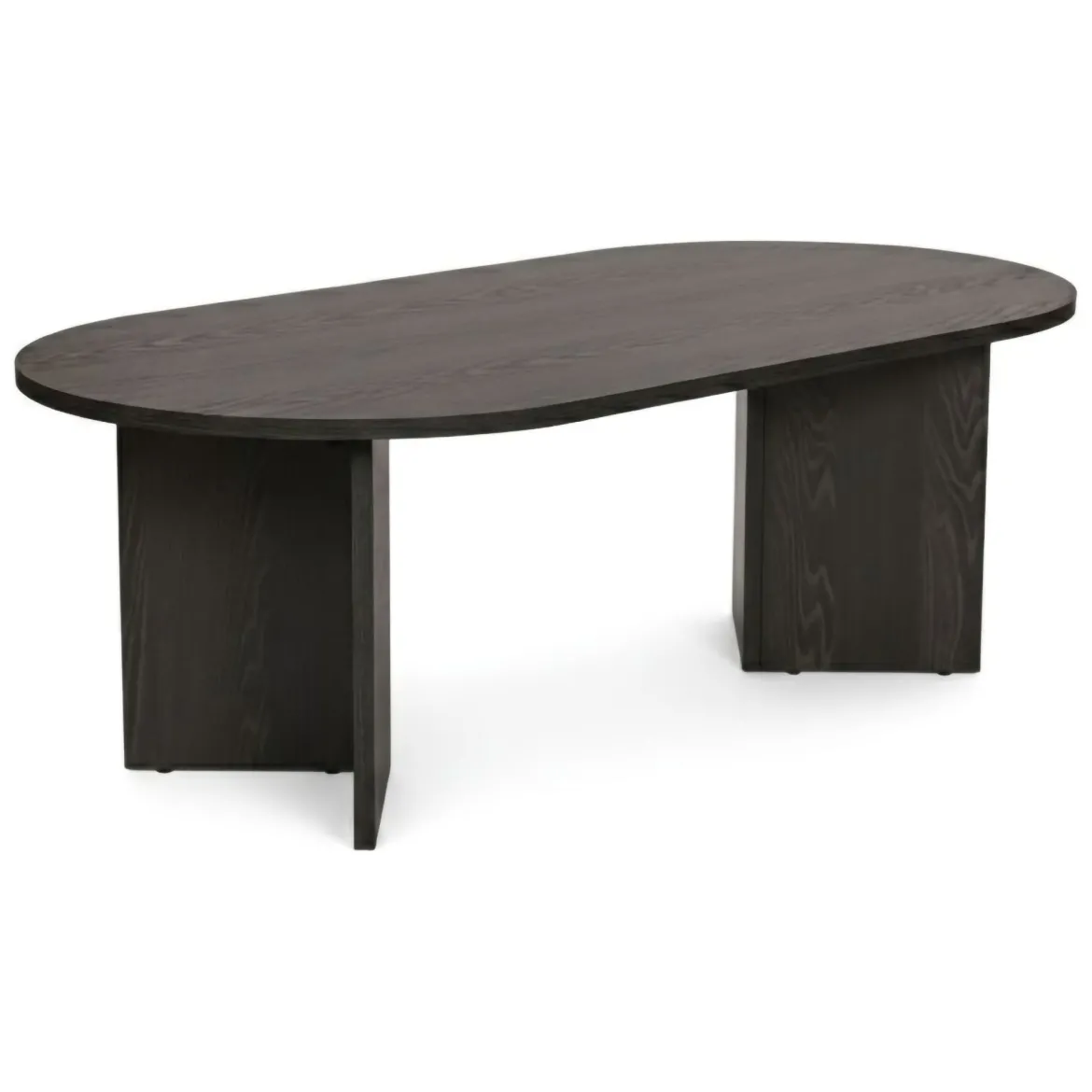 Tavolino da Salotto Nero Forma Rettangolare Materiale Piano in Legno Nobilitato 119x60x40h cm, Colore Ripiano Nero - Turate