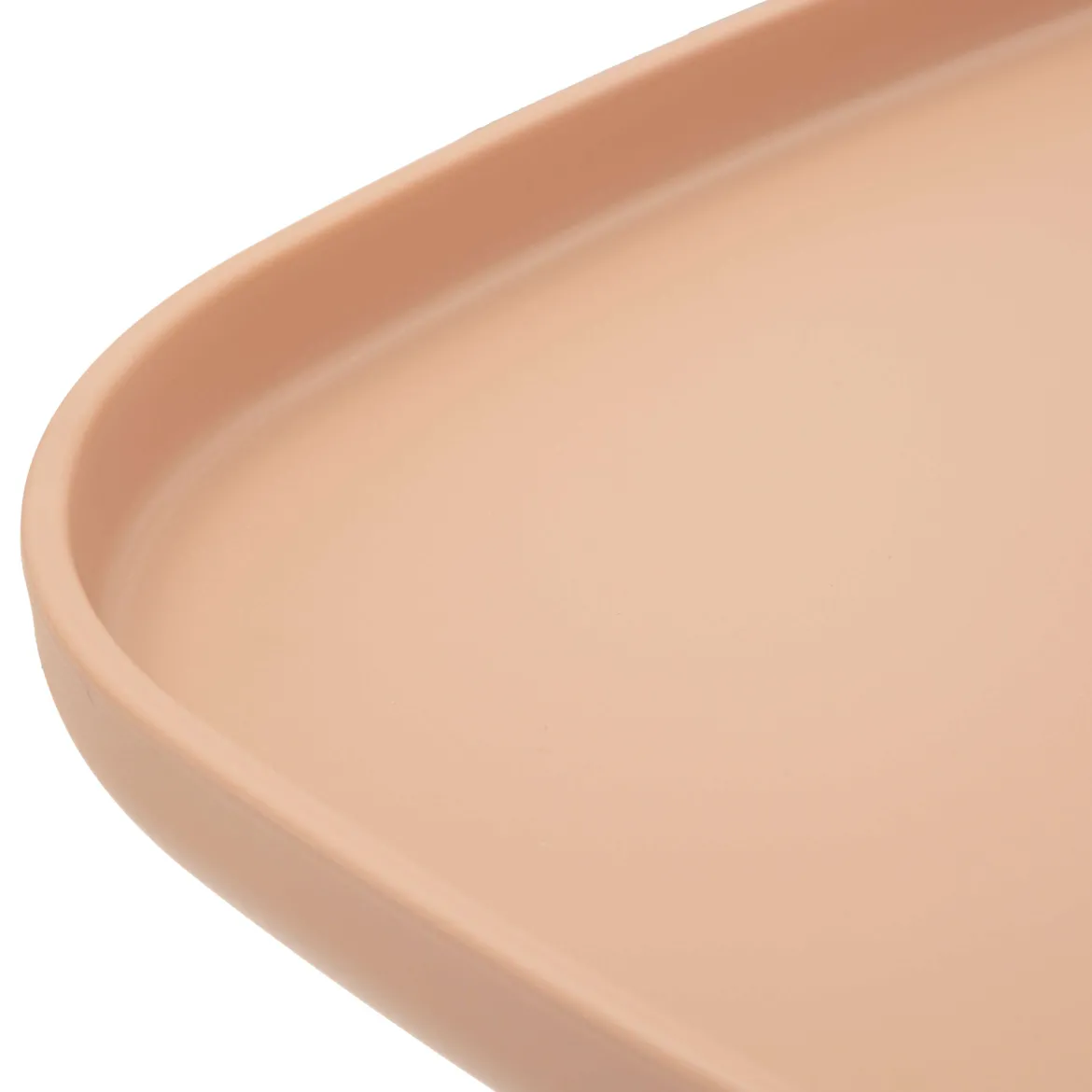 Tavolino da Salotto Rosa Adatto per Indoor/outdoor Angoli Arrotondati Forma Rettangolare 48x48x38h cm, Colore Ripiano Rosa - Inhamb