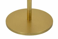 Tavolino soggiorno circolare oro 41x41x80h cm - Argile