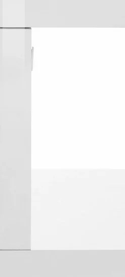Tavolino soggiorno rettangolare bianco 90x60x47h cm con 2 cassetti - Taylor