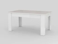 Tavolo allungabile 8-12 posti 160/210x90cm cemento - Agenore
