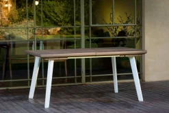 Tavolo da giardino allungabile 8-12 posti 146/292x86cm antracite - Campana