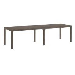 Tavolo da giardino allungabile 8-12 posti 147/294x90cm antracite - Brossard